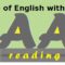 A little of English. A project by AAAS